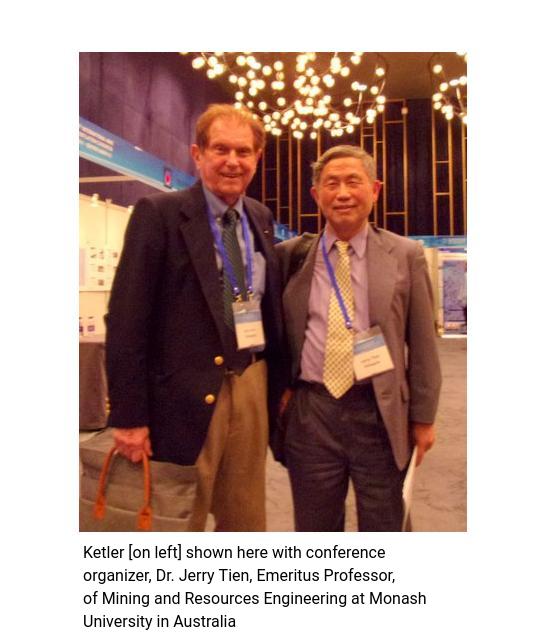 International mine ventilation congress China Albert Ketler